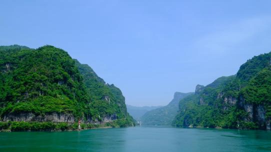 湖北宜昌长江三峡西陵峡风景风光