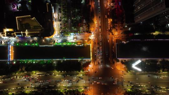 连云港夜景航拍