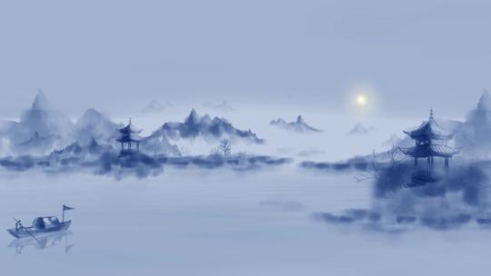 水墨地产项目河流AE模板 folder