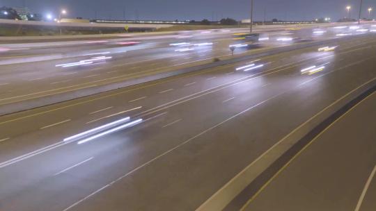 高速公路车辆行驶延时摄影公路车流汽车行驶视频素材模板下载