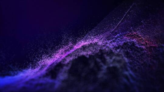 紫色粒子震动