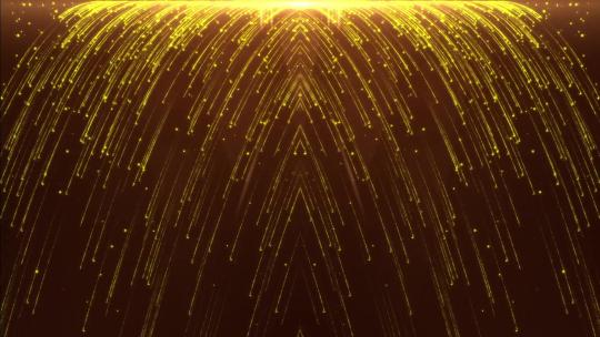 金色粒子瀑布