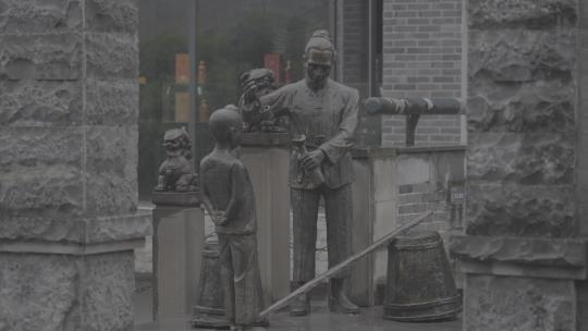贵州茅台1915广场航拍风景景点酒都旅游雕像