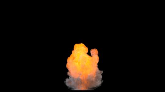 4k地面上爆炸后浓烟火光光效-alpha (10)