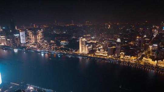 上海外滩夜景视频素材模板下载