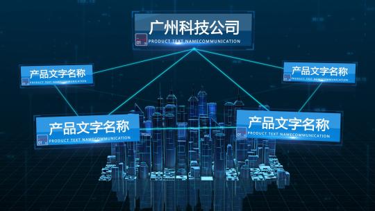 企业科技文字数据E3D建筑模型三维场景