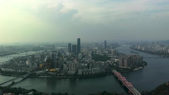 4K延时航拍广西柳州城市风光视频素材模板下载