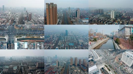 【4K】山东淄博城市风光航拍合集高清在线视频素材下载