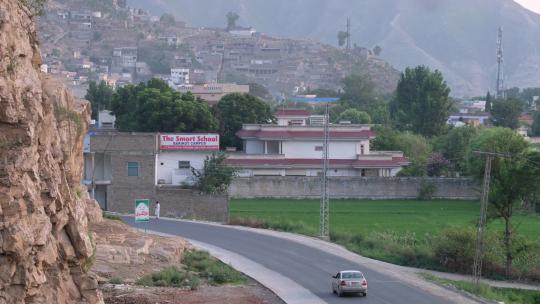 巴基斯坦乡村道路地拍