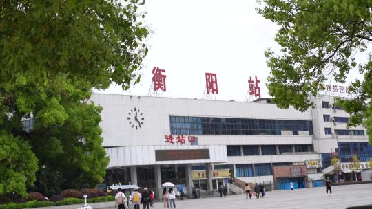 衡阳火车站视频素材模板下载