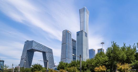 北京国贸CBD地标建筑延时摄影合集