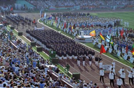 1984年洛杉矶奥运会开幕入场式 中国代表队