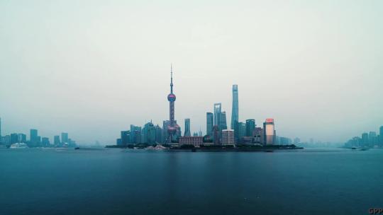 上海城市航拍与延时 上海夜景