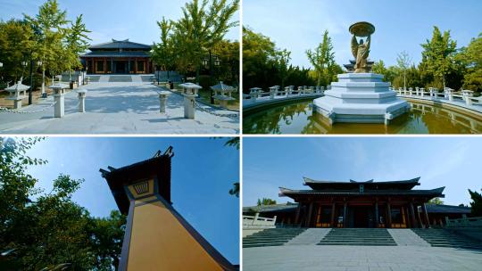 沛县汉文化公园汉城公园高清在线视频素材下载