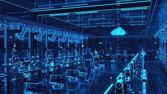 数字化自动化生产动画