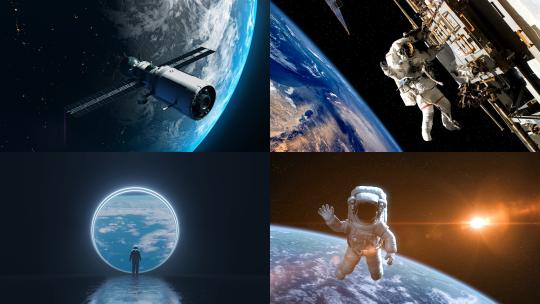 【合集】太空宇航员卫星天文学视频素材模板下载
