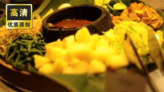 东南亚菜印度菜品 泰国菜融合菜炒虾