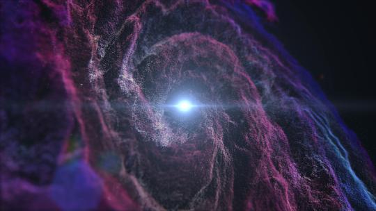 模版-宇宙星云转动