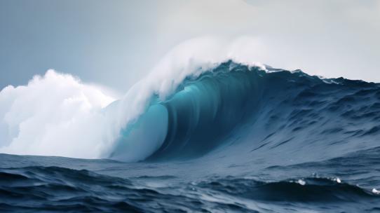 海洋海浪乘风破浪视频素材模板下载
