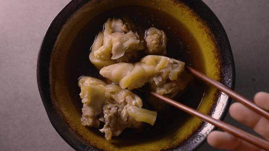 4K上海传统美食糟猪脚