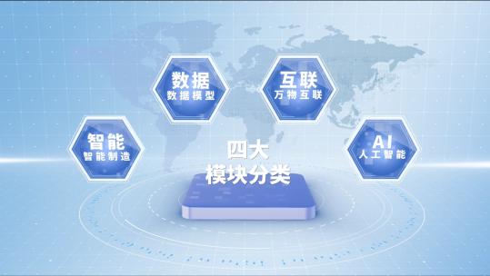 企业科技数据信息分类ae模板