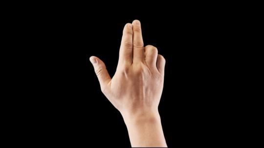 4k二个手指点击二次视频素材alpha