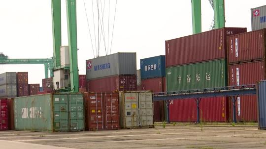 6336 港口 港机 堆场 货物 集装箱