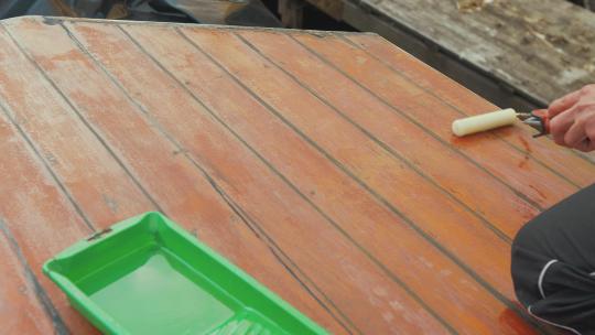 木船舵手室舱滚动清漆屋顶板