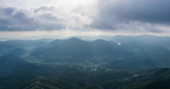 罗定风车山航拍延时