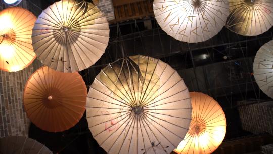 中国传统花伞