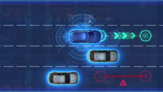 汽车传感道路规划系统