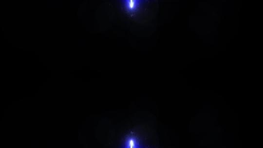 创意粒子光束相撞LOGO标志展示片头AE模板