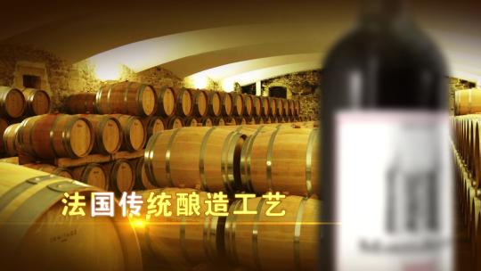 红酒葡萄酒广告片AE工程