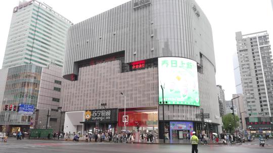 长沙黄兴路步行街街景