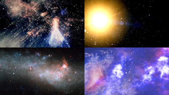 【合集】粒子星系星云宇宙抽象背景