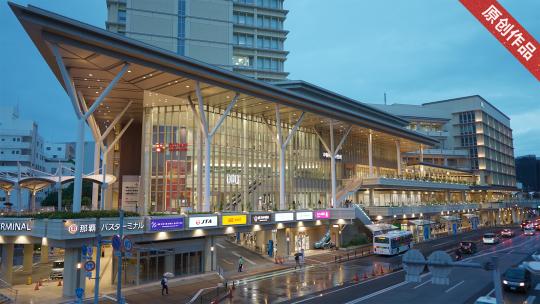 冲绳琉球城市街景