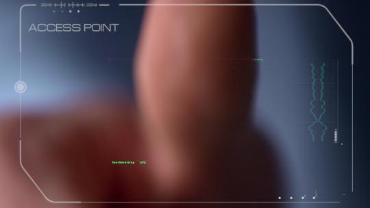 指纹扫描授权失败4K视频素材模板下载