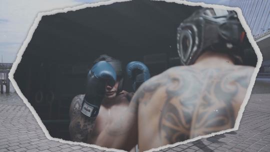 8个撕纸剪纸风格转场