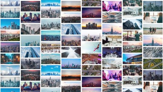 图片汇聚logo片头片尾