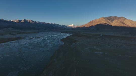 珠穆朗玛峰航拍视频素材模板下载
