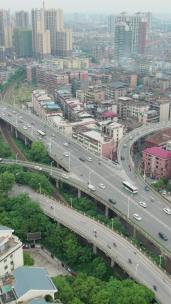 衡阳市衡州大道湘江大桥竖屏航拍