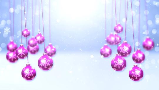 3942_雪地里紫色的球