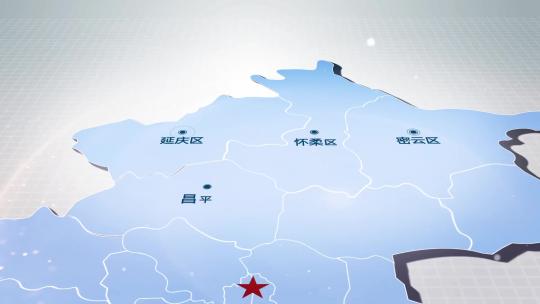 北京市区位分布地图