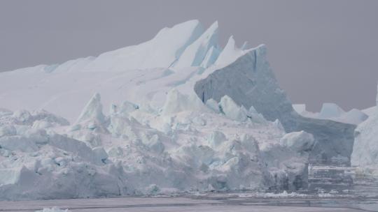 冰川航拍