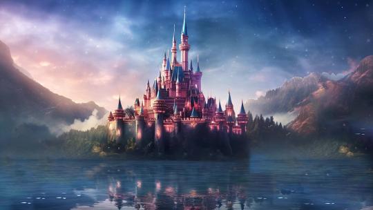 梦幻城堡视频素材模板下载