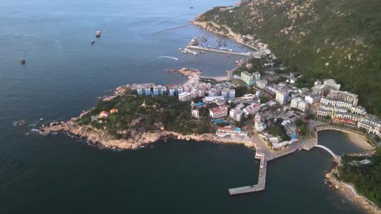 广东珠海外伶仃岛  夏日海岛旅游风景视频素材模板下载