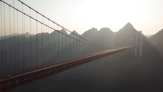 贵州省·安顺市·关岭·县·坝陵河大桥20视频素材模板下载