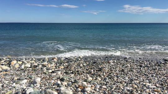 海滩的石头