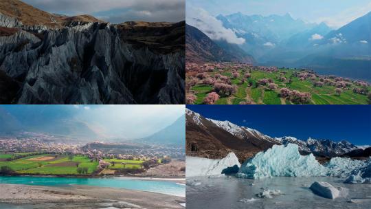 【4K】川藏线自然风景航拍合集