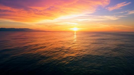 海面海浪浪花FPV穿越机航拍